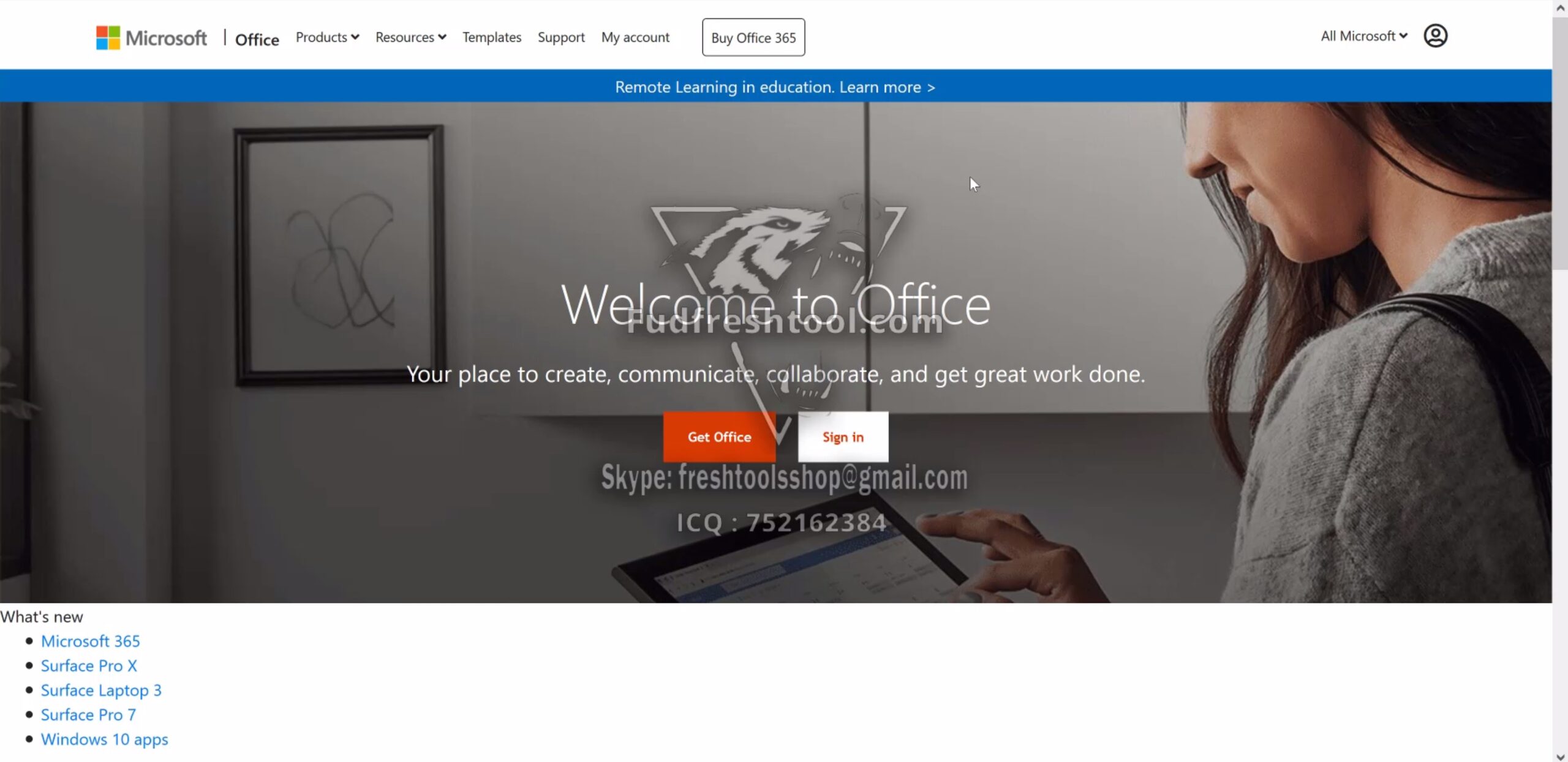 Office 365 New Scam Page
